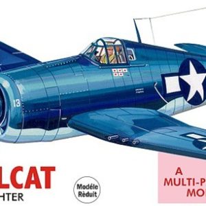 Samolot z balsy Guillow's F6F Hellcat rozpiętość 813mm
