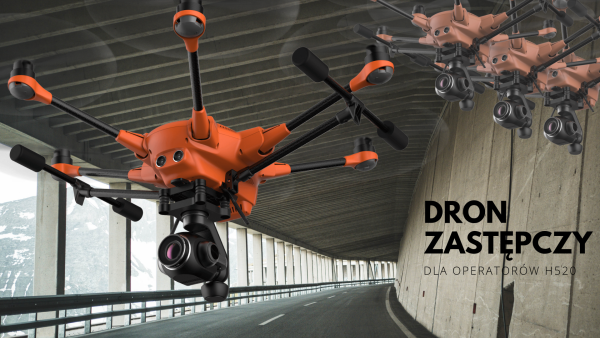 DRON ZASTĘPCZY H520 - WYPOŻYCZENIE 1 DZIEŃ