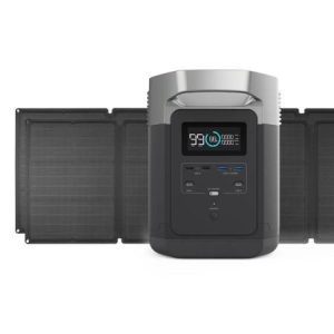 Przenośna stacja zasilania EcoFlow Delta + 2 x panel fotowoltaiczny 110W