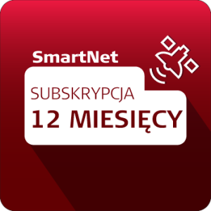 Dostęp do usługi RTN/RTK SmartNet przez okres 12 miesięcy dla odbiorników dowolnego producenta. Subskrypcja.